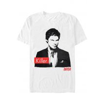 Dexter - Killer White - T-Shirt - blanc - L - 100% Coton,Jersey