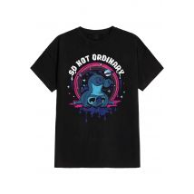 Lilo & Stitch - Not Ordinary - T-Shirt - noir - L - 100% Coton,Jersey