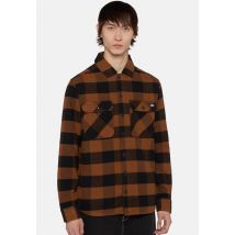 Dickies - Sacramento Toffee - Chemise - marron - L - 100% Coton,Flanelle,gid://shopify/Metaobject/67408199917