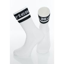 Dr. Martens - Athletic Logo White Cotton Blend & Black Cotton Blend - Chaussettes