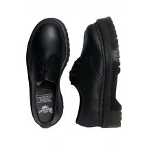 Dr. Martens - V 1461 Quad Mono Black Felix Rub Off - Chaussures pour fille - noir - EU 40 - Synthetic/Textile/Caoutchouc,Faux cuir