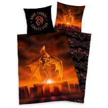 Anne Stokes - Dragon - Linge de lit - multicolore - Onesize - 100% Coton