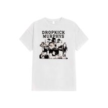 Dropkick Murphys - This Machine Still Kills Fascists Cover White - T-Shirt - blanc - M - 100% Coton