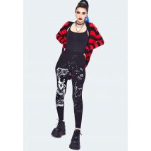 Jawbreaker - Drowning Printed Black - Leggings - noir - S - 95% coton, 5% élasthanne,Jersey