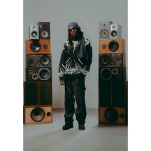 Chet Rock - Restless Energy Black - Pull-over - noir - L - 55% polyacrylique, 45% coton