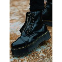 Dr. Martens - Vegan Sinclair Black Oxford - Chaussures pour fille - noir - EU 37 - Synthetic/Textile/Caoutchouc