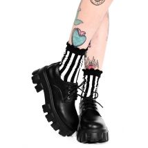 Foxblood - Platform Oxford Black - Chaussures pour fille - noir - EU 38 - Synthetic/Textile/Caoutchouc,Faux cuir