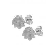 Wildcat - Bee Silver - Boucles d'oreilles - gris - Onesize - Acier inoxydable