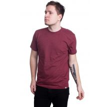 Element - Basic Crew SS Port Heather - T-Shirt - bordeaux - XXL - 100% Coton,Jersey