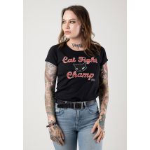 Emily The Strange - Cat Fight Champ - Girly - noir - XXL - 100% Coton,Jersey