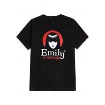 Emily The Strange - Logo - T-Shirt - noir - L - 100% Coton,Jersey
