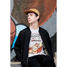 Super Mario - Donkey Kong Bricks Grey - T-Shirt - gris - S - 97 % coton, 3 % polyester,Jersey