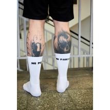 Dancitee - No Pits No Party White - Chaussettes - blanc - M - 75 % polyester, 25 % coton,Coton