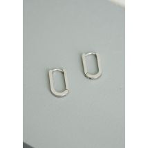 Wildcat - Oval Basic Silver - Boucles d'oreilles - gris - Onesize - Acier inoxydable