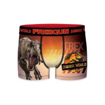 Jurassic World - Tyrannosaurus Rex Freegun - Boxers - rouge - M - 92 % polyester, 8 % élasthanne,Jersey
