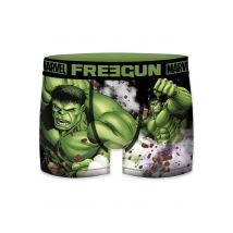 Hulk - The Mighty Hulk Freegun - Boxers - vert - S - 92 % polyester, 8 % élasthanne