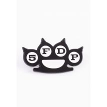 Five Finger Death Punch - Knuckles B&W - Pin - blanc - Onesize - Métal,Métal