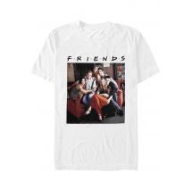 Friends - Group Photo White - T-Shirt - blanc - XS - 100% Coton,Jersey