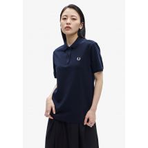 Fred Perry - Fred Perry Navy/White - Polo - bleu - Medium - 100% Coton,Coton