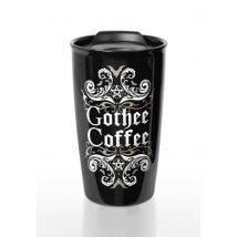 Alchemy England - Gothee Coffee: Double Walled - Tasse - noir - Onesize - 100% PVC,Céramique