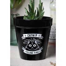 Alchemy England - Catnip - Pot de plantes - noir - Onesize - Céramique,Céramique