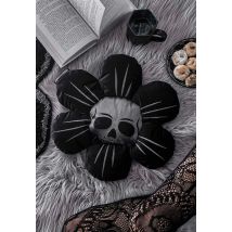Killstar - Grim Blossom Flower - Coussin - noir - Onesize - 100% Polyester,Velours