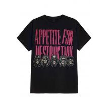 Guns N' Roses - Appetite For Destruction - T-Shirt - noir - M - 100% Coton,Jersey