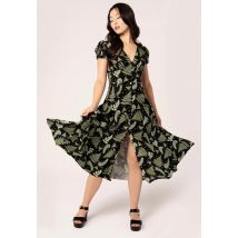 Hellbunny - Gaia - Robe - vert - S - 100% Viscose,Viscose