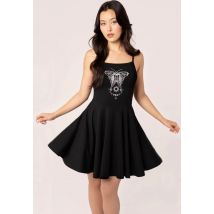Hellbunny - Metamorphosis - Robe - noir - XXL - 97% coton, 3% élasthanne,Jersey