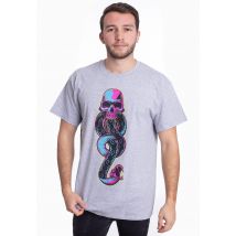 Harry Potter - Neon Dark Mark Heather Grey - T-Shirt - gris - S - 100% Coton,Jersey