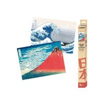 Hokusai - Katushika Hokusai Chibi Set Of 2 - Poster - multicolore - Onesize - 170g/m²