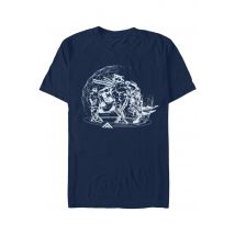 Horizon Forbidden West - Mammoth Navy - T-Shirt - bleu - XXL - 100% Coton,Jersey