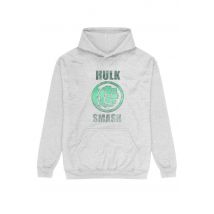 Hulk - Hulk It Heather Grey - Hoodie - gris - L - 73 % coton, 21 % polyester, 6 % Viscose,Transpirer
