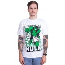 Hulk - Smash White - T-Shirt - blanc - L - 100% Coton,Jersey
