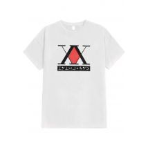 Hunter X Hunter - XX White - T-Shirt - blanc - XXL - 100% Coton,Jersey