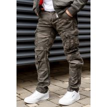 Surplus - Airborne Slimmy Blackcamo - Pantalons - camouflage - L - 100% Coton