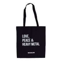 Impericon - Love and Peace - Sac en toile - noir - Onesize - 100% Coton
