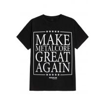 Impericon - Make Metalcore Great Again - T-Shirt - noir - S - 100% Coton,Jersey