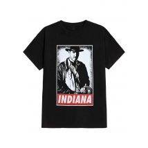 Indiana Jones - Indy - T-Shirt - noir - M - 100% Coton,Jersey