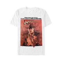 Indiana Jones - Raiders Of The Lost Ark Poster White - T-Shirt - blanc - M - 100% Coton,Jersey