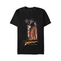 Indiana Jones - Temple Of Doom Poster - T-Shirt - noir - XL - 100% Coton,Jersey