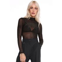 Mary Wyatt - Infernus Mesh II Black - Body - noir - Medium - 90 % nylon, 10 % élasthanne,Engrener