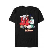 InuYasha - Kagome & Shippo - T-Shirt - noir - S - 100% Coton