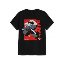 InuYasha - Kagome On InuYasha - T-Shirt - noir - M - 100% Coton