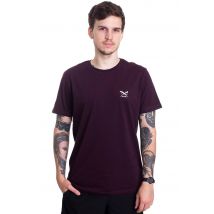 Iriedaily - Chestflag Aubergine - T-Shirt - violet - XL - 100% Coton,Jersey