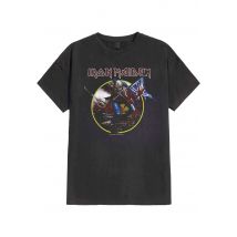 Iron Maiden - The Trooper Charcoal - T-Shirt - gris - S - 100% Coton,Jersey