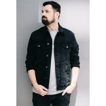 Ironnail - Neil Denim Black - Veste en Jean - noir - S - 99% coton, 1% élasthanne
