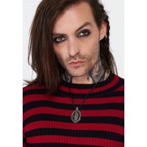 Jawbreaker - Skeleton Hand Black - Collier - noir - Onesize - 100% Polyester,Acier inoxydable,Métal