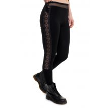 Jawbreaker - O-Ring Detail At Side Seams Black - Leggings - noir - S - 57% Viscose, 42% Polyamide, 1% Élasthanne,Jersey