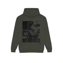 Jimi Hendrix - Let Me Live Khaki - Hoodie - vert - S - 80 % coton, 20 % polyester